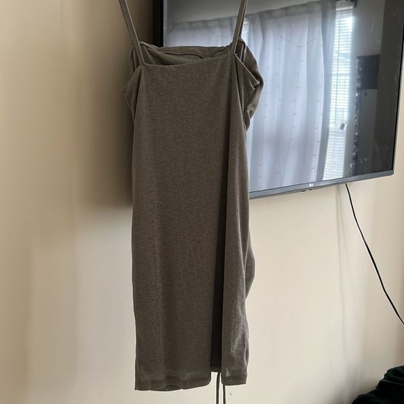 Sexy grey adjustable mini dress - Picture 4 of 6